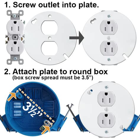 4 inch round junction box cover|electrical outlet round cover plate.